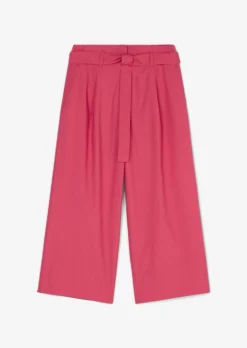 Marc O'Polo Wide-leg Poplin Trousers Made Of Organic Cotton -Schlichte Eleganz 5e78dc839df07168cbae1eb385443f2c scaled
