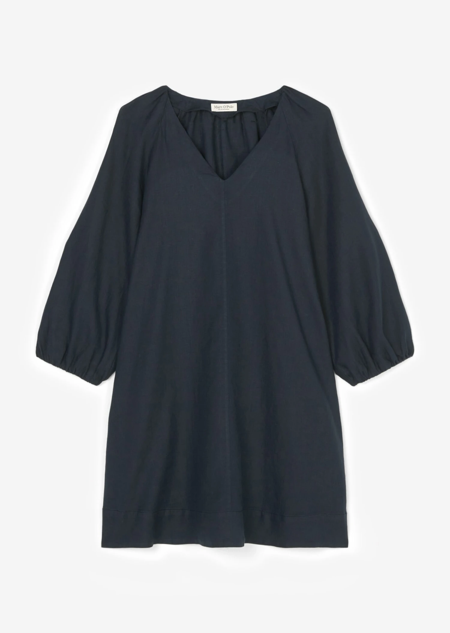 Marc O'Polo Short V-neck Linen Dress In An A-line Design 7 Marc O'Polo Short V-neck Linen Dress In An A-line Design – Bild 7