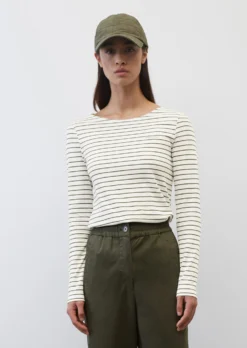Marc O'Polo Striped Longsleeve Regular Made Of Fine Organic Cotton -Schlichte Eleganz 6081588d75b8f685461076763559af50 scaled