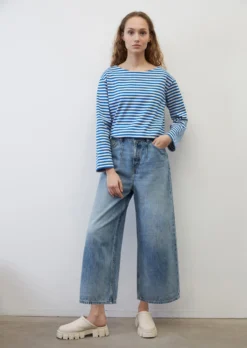 Marc O'Polo Striped Heavy Jersey T-Shirt In A Loose Fit Made Of Organic Cotton -Schlichte Eleganz 61e319f432ede0efdf919f12770cb4bf scaled