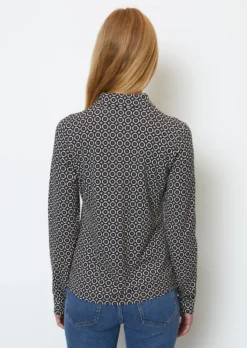 Marc O'Polo Patterned Jersey Blouse Regular From LENZING™ ECOVERO™ -Schlichte Eleganz 632fe648ad67972a6f7425ff9edd3133 scaled