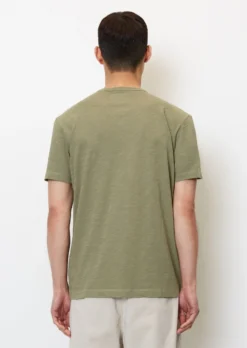 Marc O'Polo Serafino T-shirt Shaped In Soft Slub Jersey Fabric -Schlichte Eleganz 6412ecba316ad48035712cfe568ed636 scaled