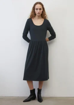 Marc O'Polo Jersey Dress With A Wide Skirt Made Of OCS Blended TENCEL™ Modal