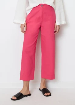 Marc O'Polo LANDE Straight Fit Trousers Made Of An Organic Cotton And Linen Blend -Schlichte Eleganz 64f266082f18f2da5dd5a582745fa100 scaled