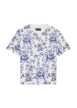 Marc O'Polo T-shirt Relaxed With An All-over Floral Print -Schlichte Eleganz 652bf334430586df397a427f7c85cd6e scaled