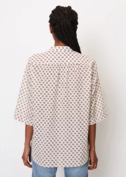 Marc O'Polo Patterned Tunic Blouse In A Regular Fit Made Of Lightweight Cotton Voile -Schlichte Eleganz 67132a00dd3ec7f6dfae8925c59bc62c scaled