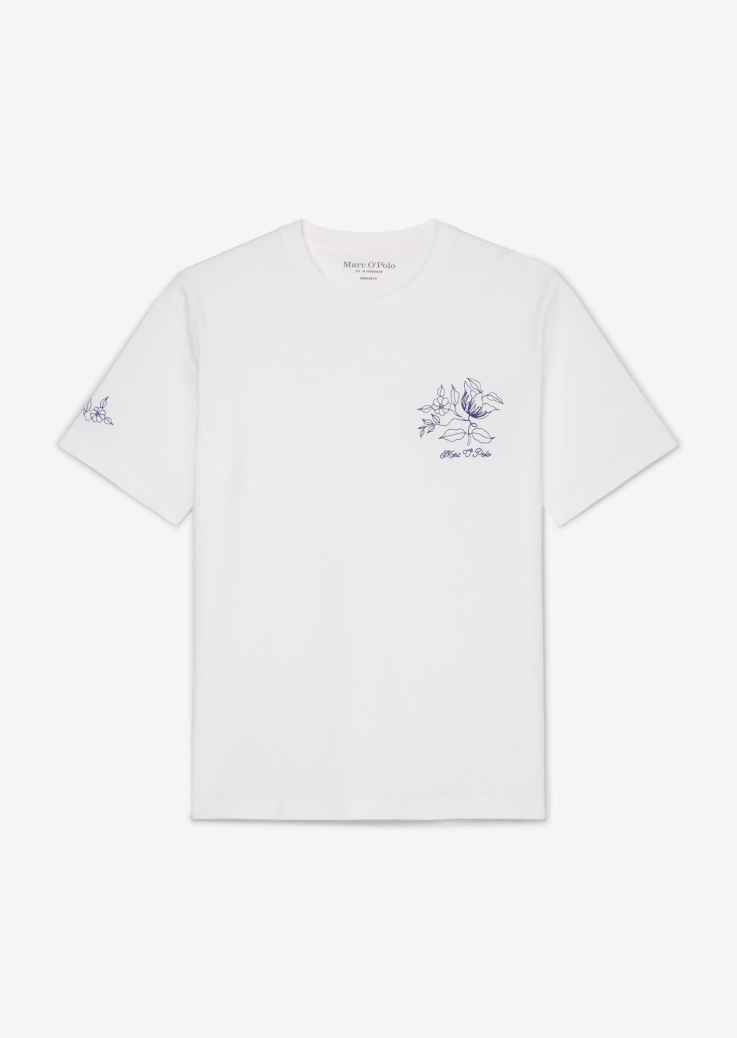 Marc O'Polo T-shirt Regular With Floral Embroidery 7 Marc O'Polo T-shirt Regular With Floral Embroidery – Bild 7