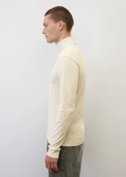 Marc O'Polo Long Sleeve Polo Neck Top, Shaped Fit Made From Pure Organic Cotton -Schlichte Eleganz 6917a1aa91b215685312e2c7549e69bf scaled