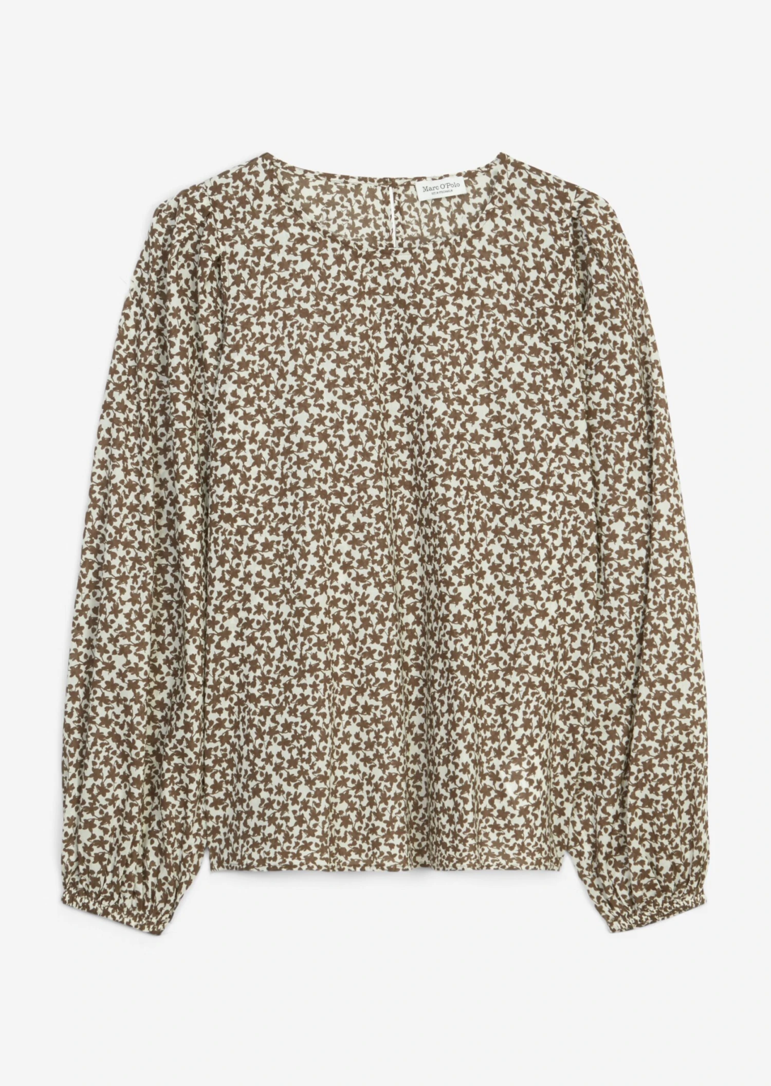 Marc O'Polo Printed Blouse Top With Voluminous Sleeves Made Of Lightweight Cotton Voile 7 Marc O'Polo Printed Blouse Top With Voluminous Sleeves Made Of Lightweight Cotton Voile – Bild 7
