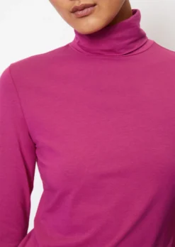 Marc O'Polo Long Sleeve Polo Neck Top, Regular Fit With TENCEL™ Modal -Schlichte Eleganz 6a00a1d93216d89990d30da146e79703 scaled