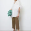 Marc O'Polo Wide Blouse In The Style Of A Cape In Paper Touch Poplin