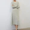 Marc O'Polo Striped Waffle Jersey Dress From LENZING™ ECOVERO™