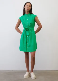 Marc O'Polo Sleeveless Shirt Dress Made Of Paper Touch Poplin -Schlichte Eleganz 6fd363546ca55c3ac0abf2bee49007de scaled