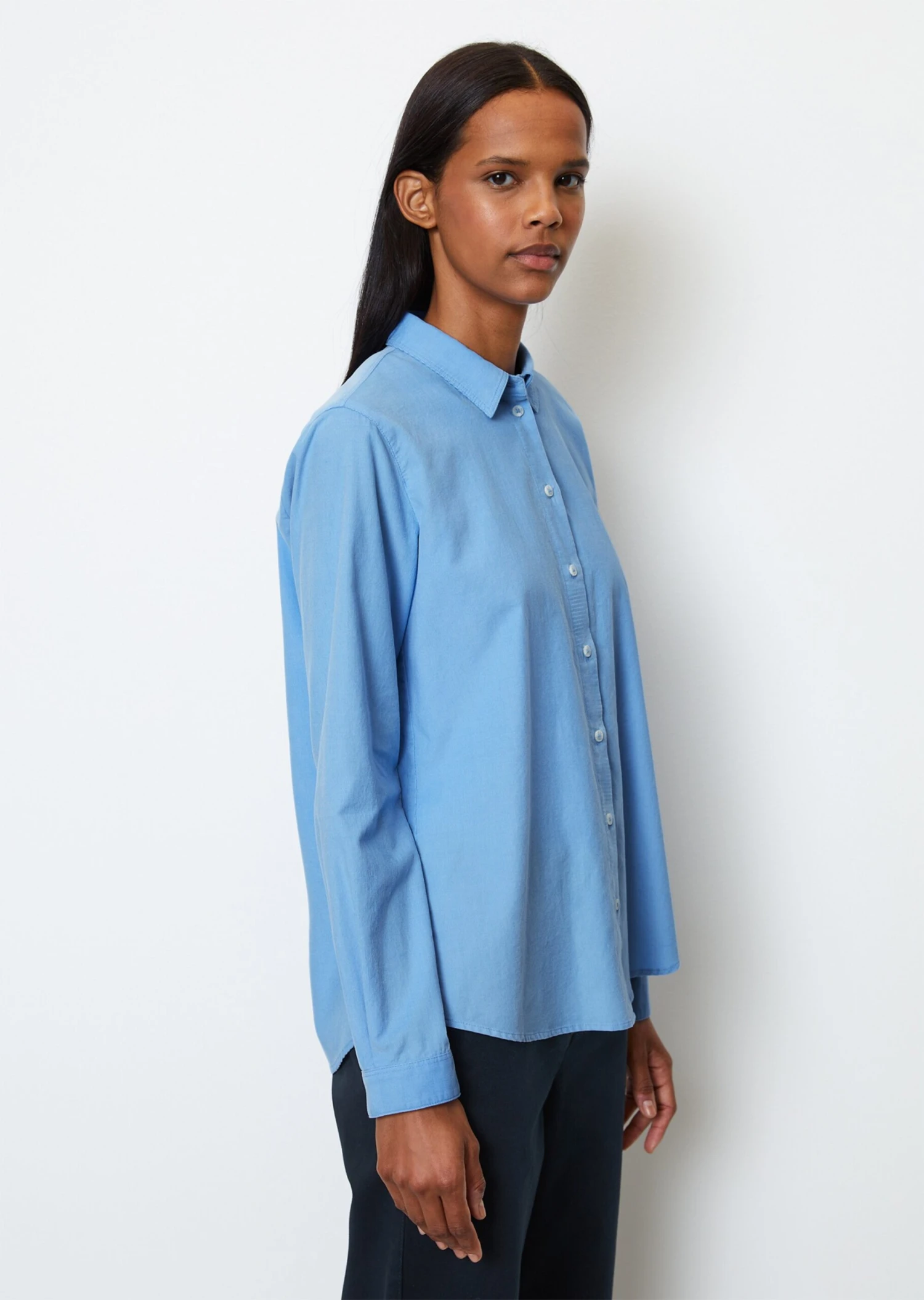 Marc O'Polo Blouse, Kent Collar, Long Sleeved, Made Of Velvety Corduroy Fabric 6 Marc O'Polo Blouse, Kent Collar, Long Sleeved, Made Of Velvety Corduroy Fabric – Bild 6