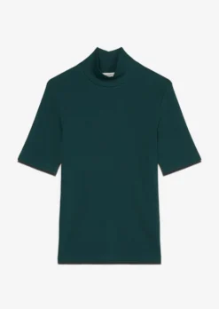 Marc O'Polo Ribbed Jersey T-shirt With High Stand-up Collar Made Of Organic Stretch Cotton Fabric 15 Marc O'Polo Ribbed Jersey T-shirt With High Stand-up Collar Made Of Organic Stretch Cotton Fabric -Schlichte Eleganz 72b80b5de94b7f6841b5ee10f3792576 scaled