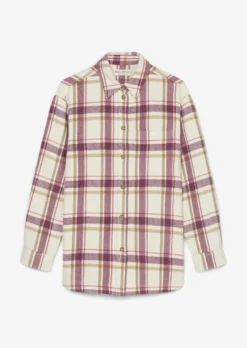 Marc O'Polo Flannel Blouse Relaxed With Soft Roughened Surface -Schlichte Eleganz 73329d3c493e3dec2ee75973685ce479 scaled