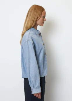 Marc O'Polo Oversize Denim Shirt In An Organic Cotton/lyocell Blend -Schlichte Eleganz 734952e985bbeb1a3b7fcde62ddd0d21 scaled
