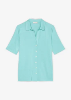 Marc O'Polo Short-sleeved Jersey Blouse From LENZING™ ECOVERO™ -Schlichte Eleganz 742c0c9ef0f7efe5e104e7edb2a0649a scaled