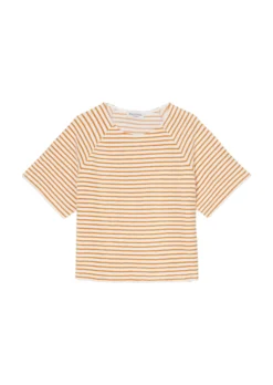 Marc O'Polo Striped Short Sleeve Terry Sweatshirt In A Regular Fit In An Organic Cotton Blend 16 Marc O'Polo Striped Short Sleeve Terry Sweatshirt In A Regular Fit In An Organic Cotton Blend -Schlichte Eleganz 7475623d180d45e4625f5b117d74443c scaled