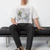 STUDIO MARY LENNOX For Marc O'Polo T-shirt In A Relaxed Fit With A Floral Front Print