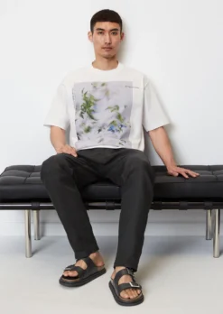 STUDIO MARY LENNOX For Marc O'Polo T-shirt In A Relaxed Fit With A Floral Front Print