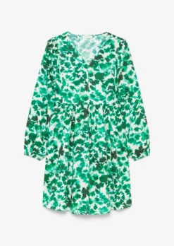 Marc O'Polo Short V-neck Dress With Voluminous Sleeves Made Of An Organic Cotton/lyocell Blend -Schlichte Eleganz 7562de71048e8c58fb94c4a8a9e61039 scaled