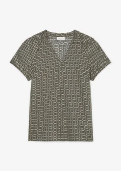 Marc O'Polo Patterned Blouse Top Made Of Lightweight Cotton Voile 15 Marc O'Polo Patterned Blouse Top Made Of Lightweight Cotton Voile -Schlichte Eleganz 7589b4f0816e715c10821c9b155b75ae scaled