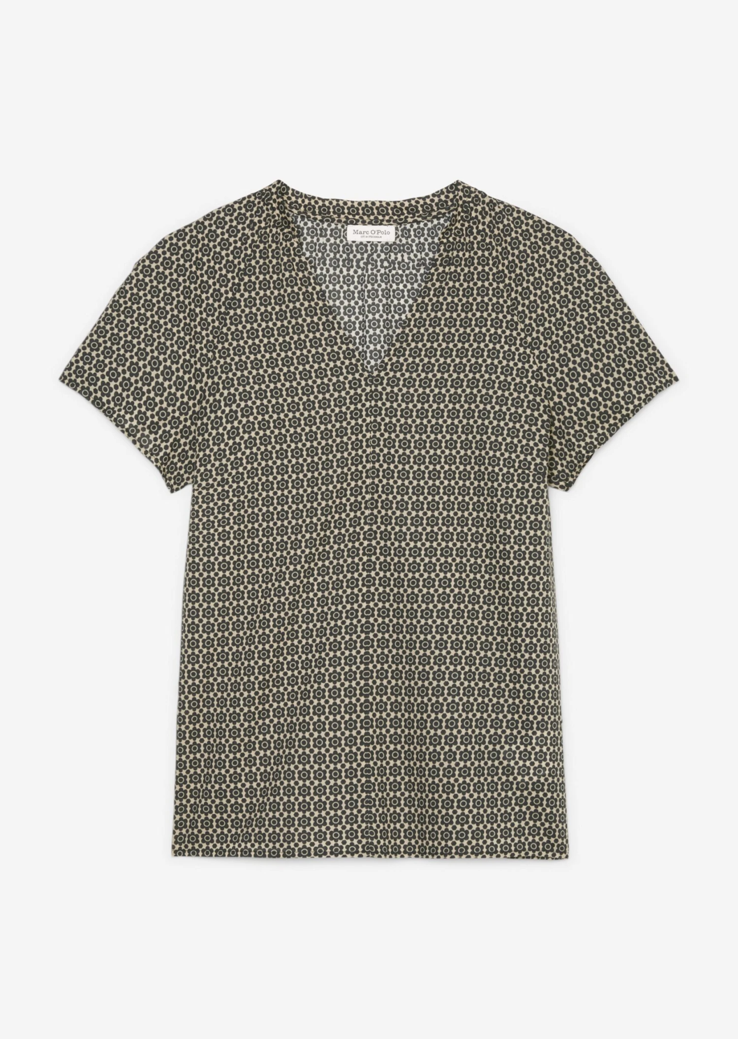 Marc O'Polo Patterned Blouse Top Made Of Lightweight Cotton Voile 7 Marc O'Polo Patterned Blouse Top Made Of Lightweight Cotton Voile – Bild 7