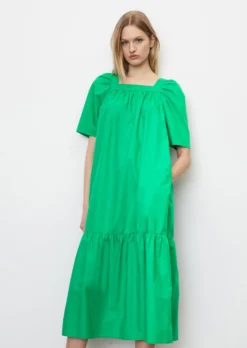 Marc O'Polo Bohemian Maxi Dress With A Square Neckline In An Organic Cotton And TENCEL™ Lyocell Blend -Schlichte Eleganz 76ae79e76007095e404b1d481e44240a scaled