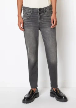Marc O'Polo THEDA Cropped Boyfriend Trousers Made Of A Stretchy Blend Of Organic Cotton And Lyocell -Schlichte Eleganz 771def7ecc7c4bcde6017f31d0596282 scaled