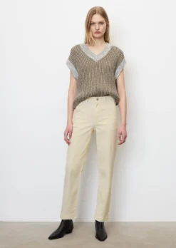 Marc O'Polo HULTE Straight Fit Trousers Made Of Super-soft Stretch Lyocell/cotton