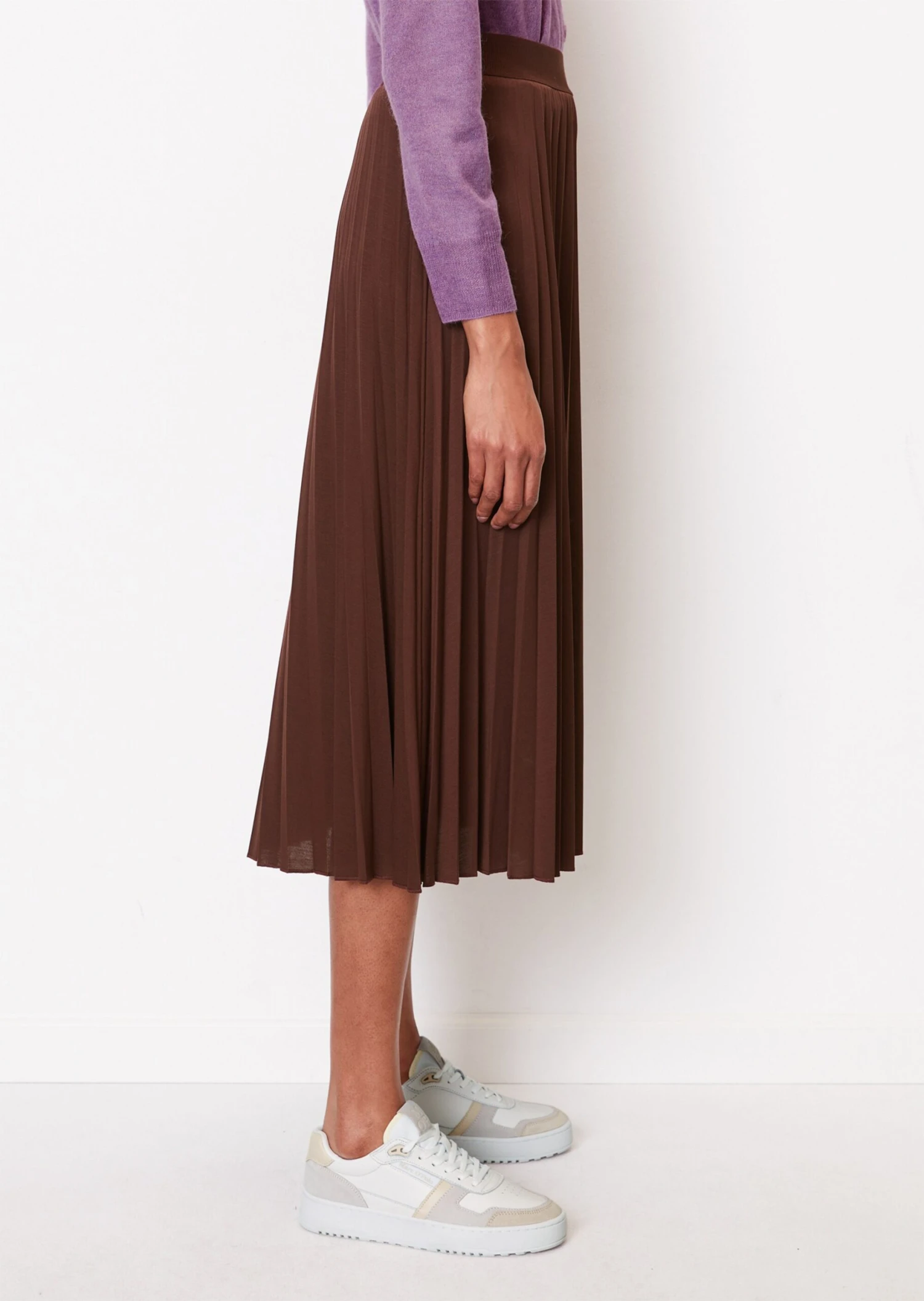 Marc O'Polo Flared Pleated Jersey Skirt Made Of Tencel™ Lyocell 6 Marc O'Polo Flared Pleated Jersey Skirt Made Of Tencel™ Lyocell – Bild 6