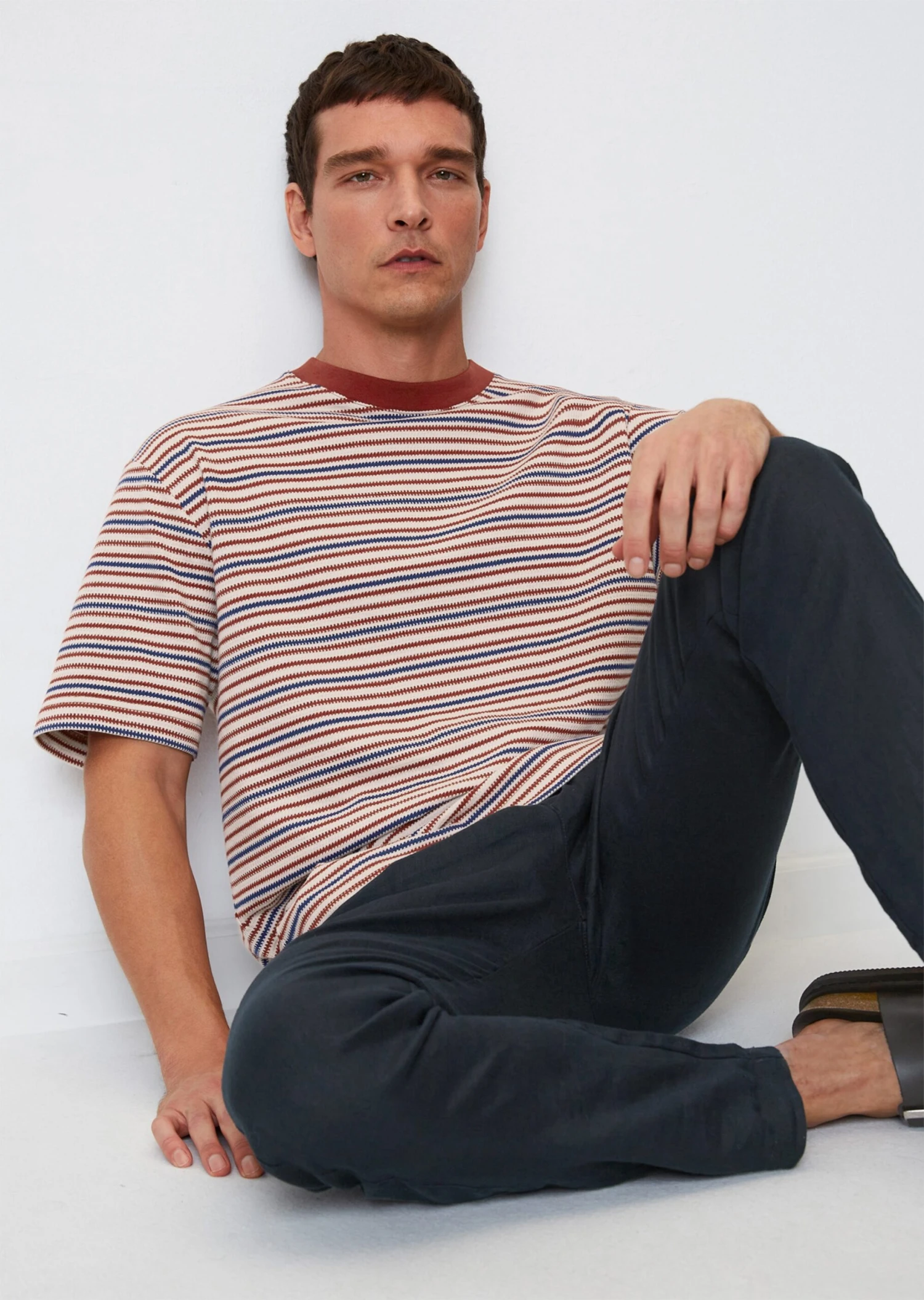 Marc O'Polo Striped T-shirt Relaxed In Soft Organic Cotton 2 Marc O'Polo Striped T-shirt Relaxed In Soft Organic Cotton – Bild 2