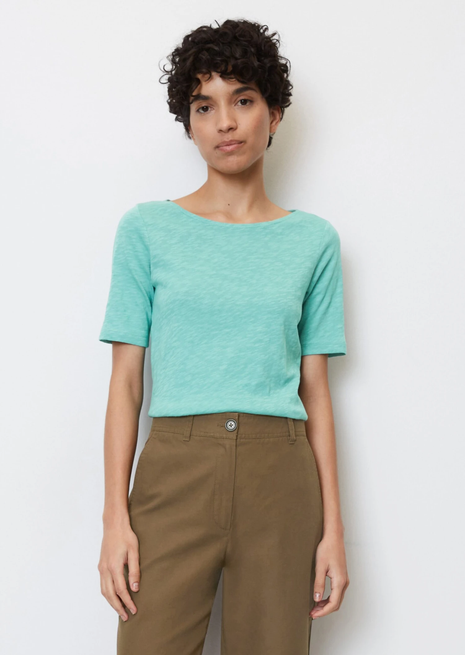 Marc O'Polo Bateau Neck T-shirt, Regular Fit Made From Organic Cotton 4 Marc O'Polo Bateau Neck T-shirt, Regular Fit Made From Organic Cotton – Bild 4