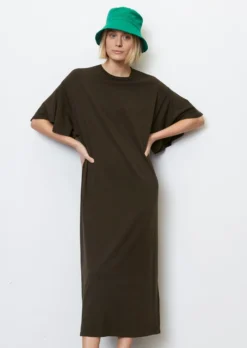 Marc O'Polo Flowing Jersey Dress With Flounce Sleeves Made From An Organic Cotton/modal Blend -Schlichte Eleganz 7d1f455bfcbce356fc3144a30f6b56ed scaled