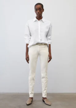 Marc O'Polo ALBY Slim Trousers Made Of A Brushed Organic Cotton Blend