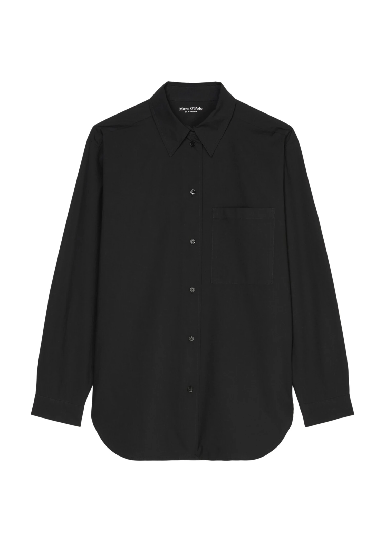 Marc O'Polo Boyfriend Shirt Blouse In A Relaxed Fit Made Of Cotton With A Paper-like Texture 8 Marc O'Polo Boyfriend Shirt Blouse In A Relaxed Fit Made Of Cotton With A Paper-like Texture – Bild 8