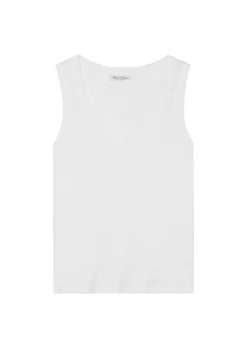 Marc O'Polo V-neck Top Regular In Organic Cotton Slub Jersey -Schlichte Eleganz 7eeccc42b082722b2515b88703908dd8 scaled