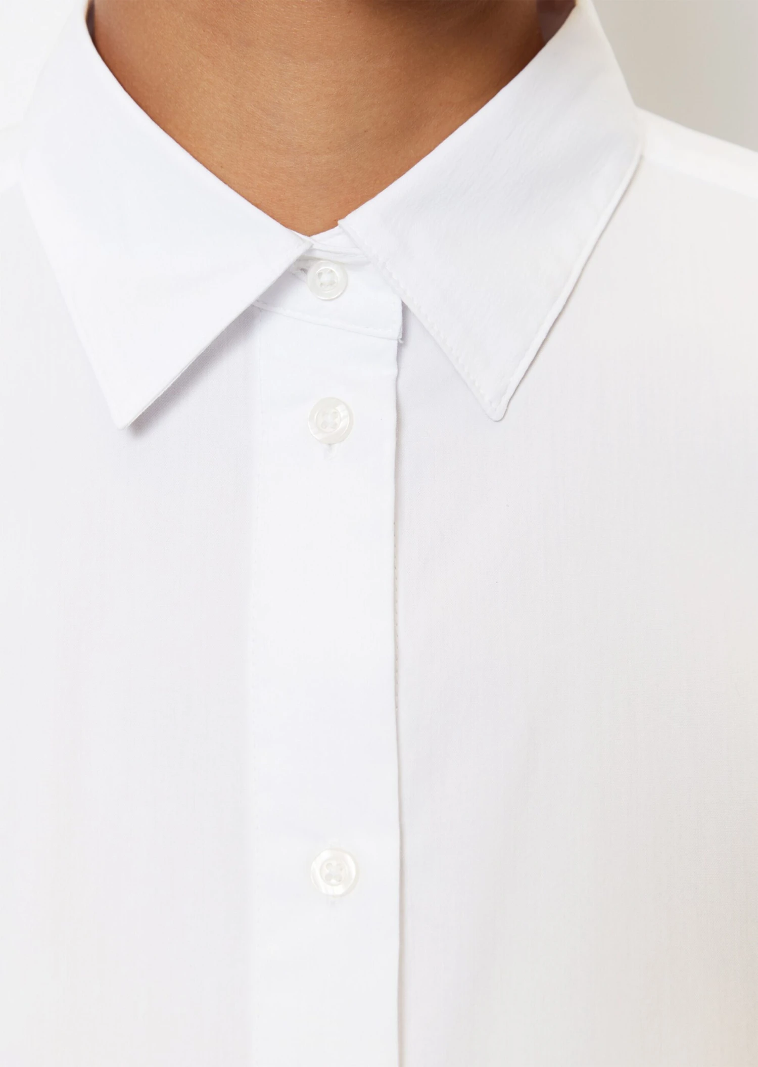 Marc O'Polo Blouse Shaped In Stretch Poplin 5 Marc O'Polo Blouse Shaped In Stretch Poplin – Bild 5