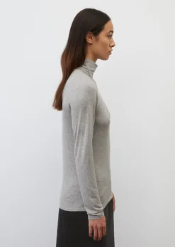 Marc O'Polo Long Sleeve Polo Neck Top, Regular Fit From LENZING™ ECOVERO™ -Schlichte Eleganz 80a673b6f8bbf4e04662f01704e2d924 scaled