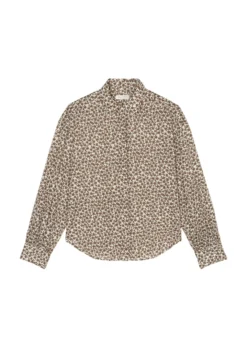 Marc O'Polo All-over Print Blouse, Straight Fit Made From Organic Cotton Voile -Schlichte Eleganz 811f056916fd02767f4fe52797310ecc scaled