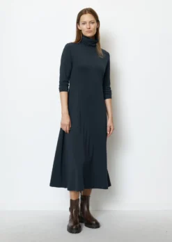Marc O'Polo Jersey Turtleneck Dress Fitted With TENCEL™ Modal