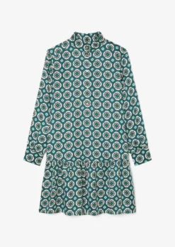 Marc O'Polo Short Print Shirt Blouse Dress Made From Viscose Twill -Schlichte Eleganz 85d14401ff7b343cae40fce3989ffec4 scaled