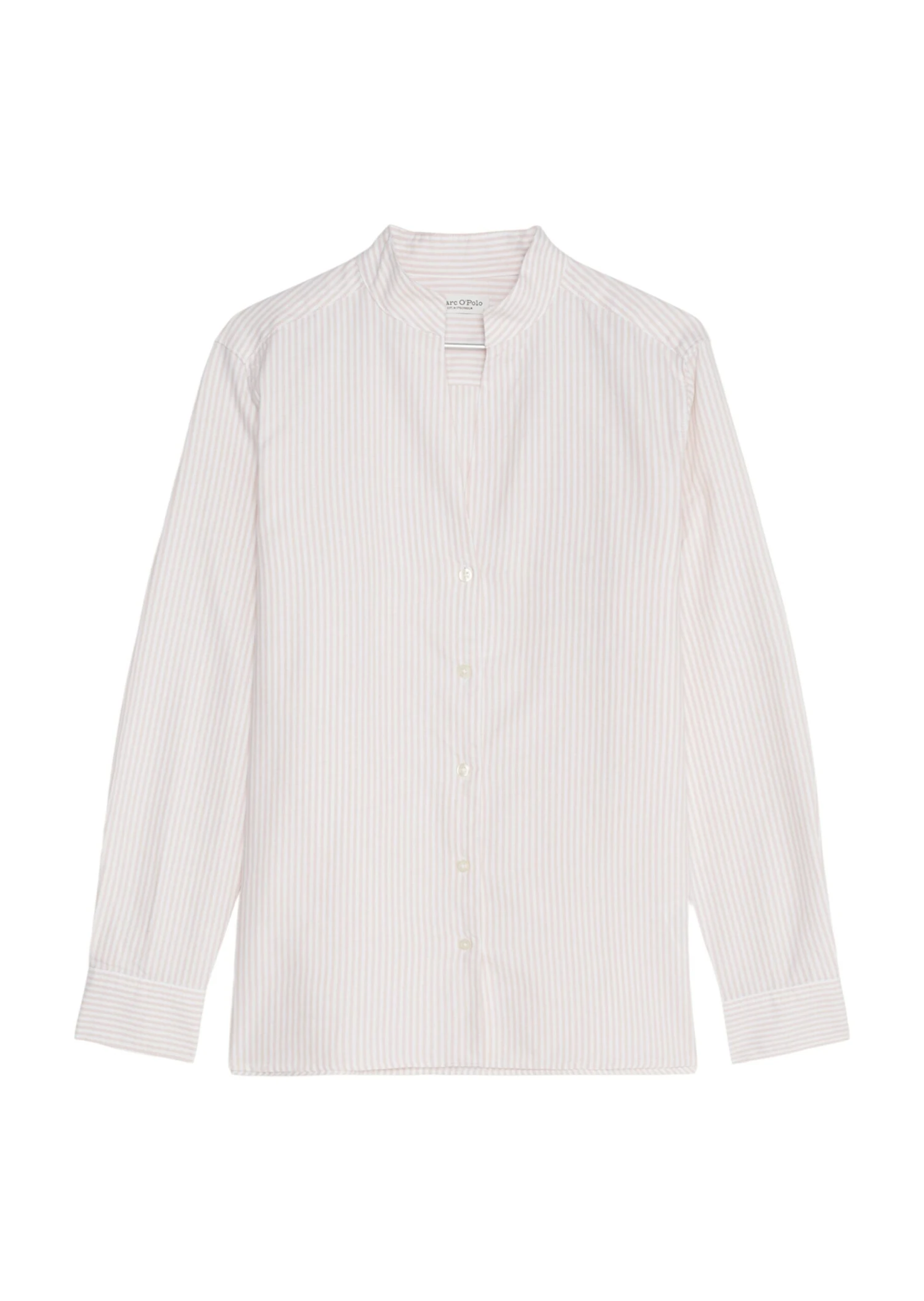 Marc O'Polo Striped Stand-up Collar Blouse Regular Made From Oxford Fabric 8 Marc O'Polo Striped Stand-up Collar Blouse Regular Made From Oxford Fabric – Bild 8