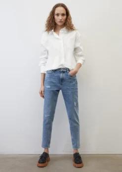 Marc O'Polo MALA Slim Cropped Jeans Made From Organic Cotton Mix