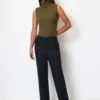 Marc O'Polo Straight Pants Cropped Virgin Wool Mix From Manteco