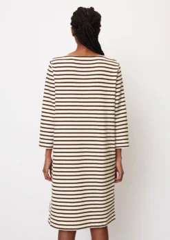 Marc O'Polo Striped Jersey Dress In A Loose Fit Made Of Organic Cotton -Schlichte Eleganz 894f5e0947a4c082b52fdd860760d52f scaled