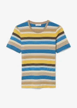 Marc O'Polo Striped T-shirt In A Slim Fit Made Of Finely Ribbed Jersey -Schlichte Eleganz 8989eb957723732a5adfb6ed6f93bd71 scaled