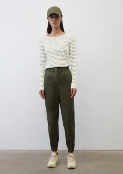 Marc O'Polo Striped Longsleeve Regular Made Of Fine Organic Cotton