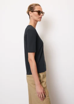 Marc O'Polo Basic T-shirt In A Slim Fit Made Of Stretchy Modal/organic Cotton Jersey -Schlichte Eleganz 8cc06e9d1bd3424c51c1ea30f381868c scaled